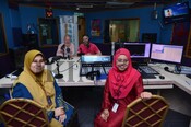 Sesi rakaman program Open Forum di Radio IKIM