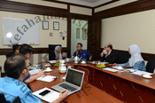 Sesi perbincangan KP IKIM bersama Kementerian Tenaga, Sains, Teknologi, Alam Sekitar dan Perubahan IKLIM (MESTECC)