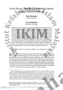 Crisis Prices: The Ethics of Market Controls during a Global Pandemic