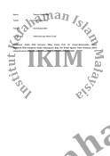 Temubual Radio IKIM bersama YBhg. Datuk Prof. Dr. Azizan Baharuddin, Ketua Pengarah IKIM