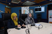Tetamu Radio IKIM untuk slot hebahan bersama Pn. Norhasni Mat Sari (JAS) dan Pn. Rosmidzatul Azila Mat Yamin (IKIM)