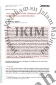 The Constitution of the Philippines and transformative constitutionalism