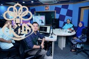 Tetamu Slot Warna Pagi Radio IKIM mempromosikan program sempena Pesta Buku Antrabangsa Kuala Lumpur 2019 (PBAKL)