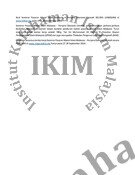 Ikuti Seminar Pasaran Modal Islam Malaysia