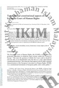Transnational constitutional aspects of the European Court of Human Rights