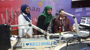 Tetamu Slot Nasionalfm RTM bersama Pn. Hajjah Nik Hasnah Ismail
