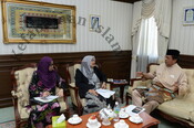 Kunjungan Tan Sri Khalid Ibrahim