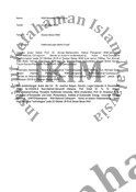 IKIM National Colloquium Series on Islamic Understanding "Islam And Disruptive Technologies"