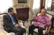 Kunjungan Mr. Rashid Al-Mulla Ambassador Qatar