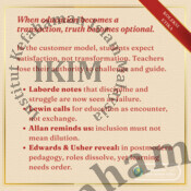 What Happened to the Aim of Education