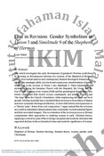 Lost in Revision: Gender Symbolism in  Vision 3 and Similitude 9 of the Shepherd  of Hermas