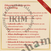 What Happened to the Aim of Education