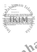 IKIM National Colloquium Series on Islamic Understanding "Islam & Moral Freedom : Issues and Challenges"