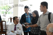 Majlis Penyampian Hadiah Minfestasi Perdana Seni Khat