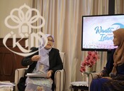 Rakaman program TVIkim "Wanita dan Islam" bersama YBhg. Datuk Prof. Dr. Azizan Baharuddin