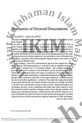 Summaries of Doctoral Dissertations