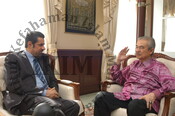 Kunjungan Mr. Rashid Al-Mulla Ambassador Qatar