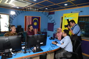 Sesi wawancara KIMfm bersama Wartawan Kosmo En. Mohd Shazwan Yusop